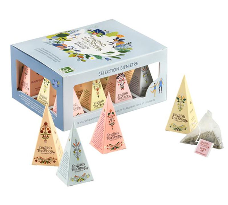 Coffret Collection Bien Etre Bio - 6 x 2 sachets - ENGLISH TEA SHOP image number 1