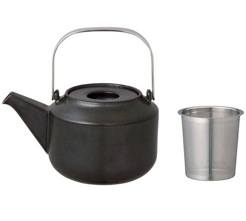 Teapot Kyusu in Black 600ml - Kinto image number 2