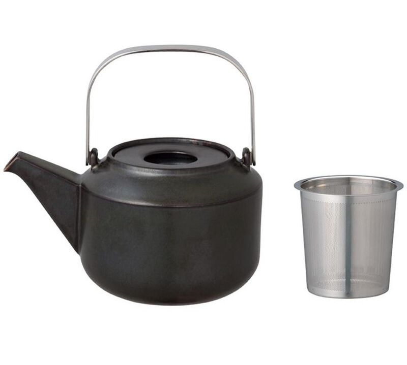 Teapot Kyusu in Black 600ml - Kinto image number 2