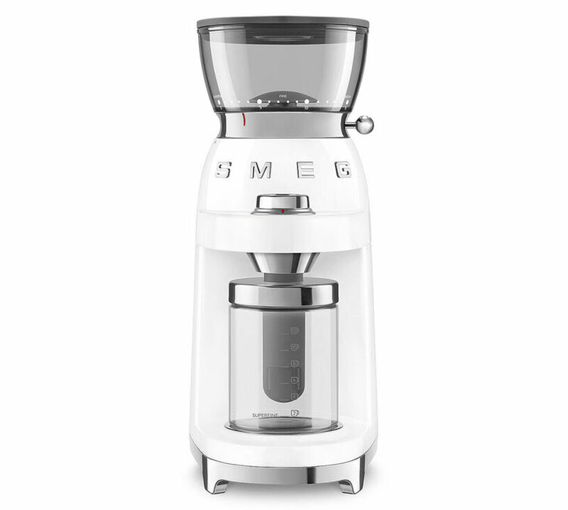 Moulin &agrave; caf&eacute; SMEG CGF03 Ann&eacute;es 50 Blanc image number 0
