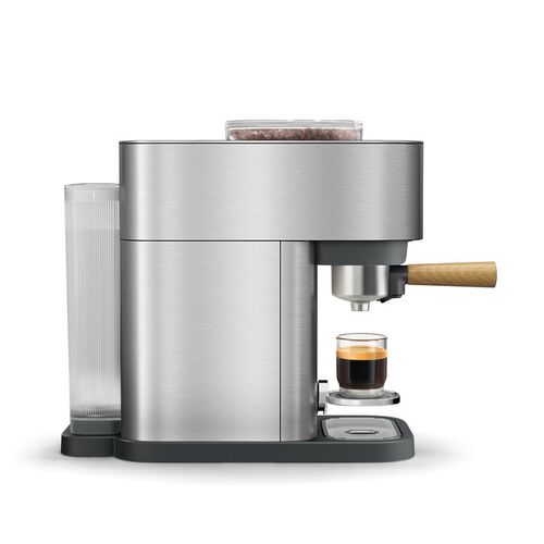 Machine expresso PHILIPS Baristina Plus BAR500/00 M&eacute;tal + Porte-filtre Bois de Fr&ecirc;ne image number 9