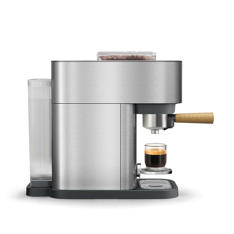 Machine expresso PHILIPS Baristina Plus BAR500/00 M&eacute;tal + Porte-filtre Bois de Fr&ecirc;ne image number 9