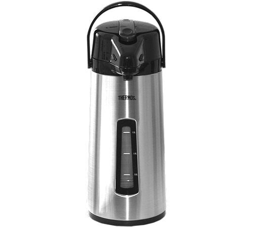 Pichet &agrave; pompe isotherme Chrome 2.2 L - THERMOS