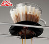 Dripper KALITA Wave 185 en verre avec support noir pour 2 &agrave; 4 tasses image number 1