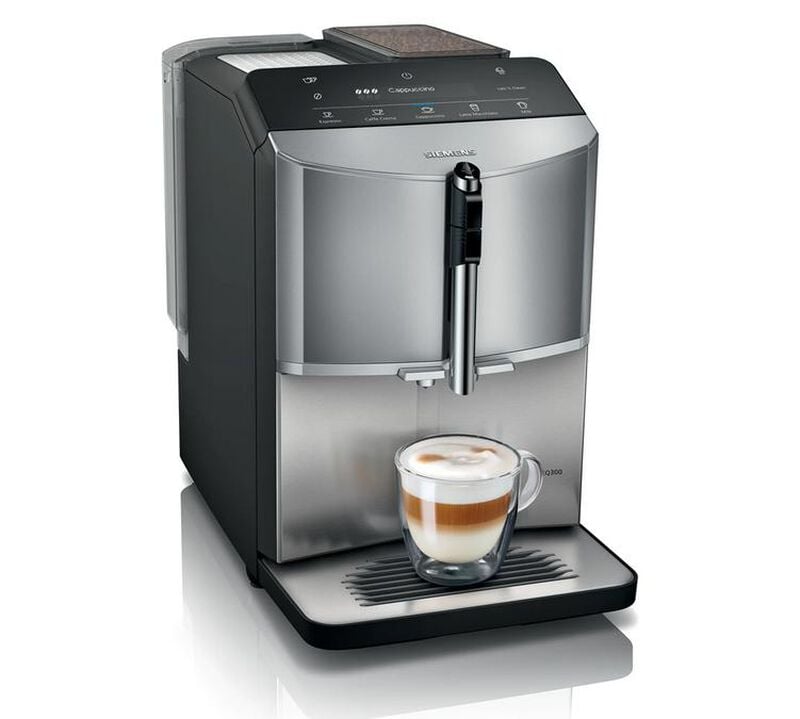 Expresso Broyeur SIEMENS EQ300 - TF305E04 Inox et Titane m&eacute;tallis&eacute; image number 0