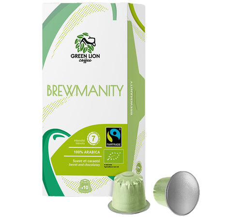 10 capsules compatibles Nespresso* Original Brewmanity - GREEN LION COFFEE
