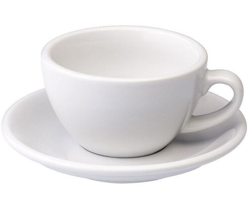 6 Tasses Cappucino et sous-tasses Egg 20 cl blanc - Loveramics image number 1