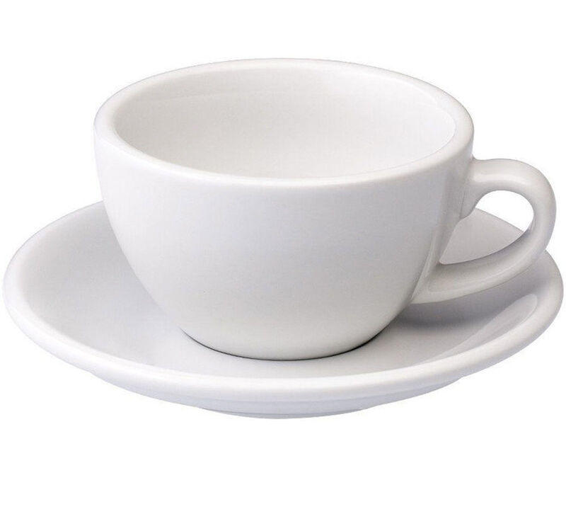6 Tasses Cappuccino Egg - Blanc - Loveramics image number 1