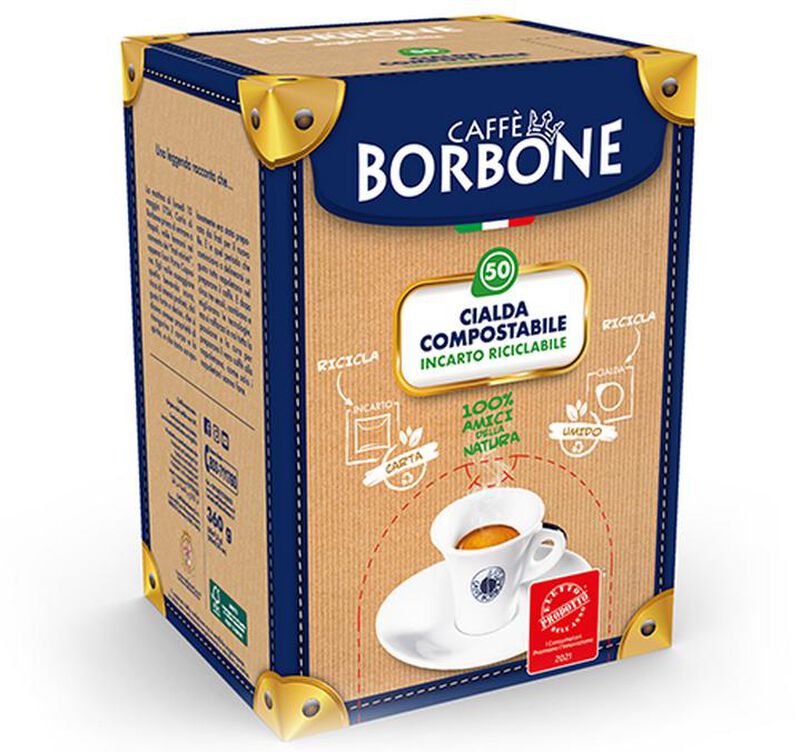 Caff&egrave; Borbone ESE Pods Miscela Blu x50 image number 1