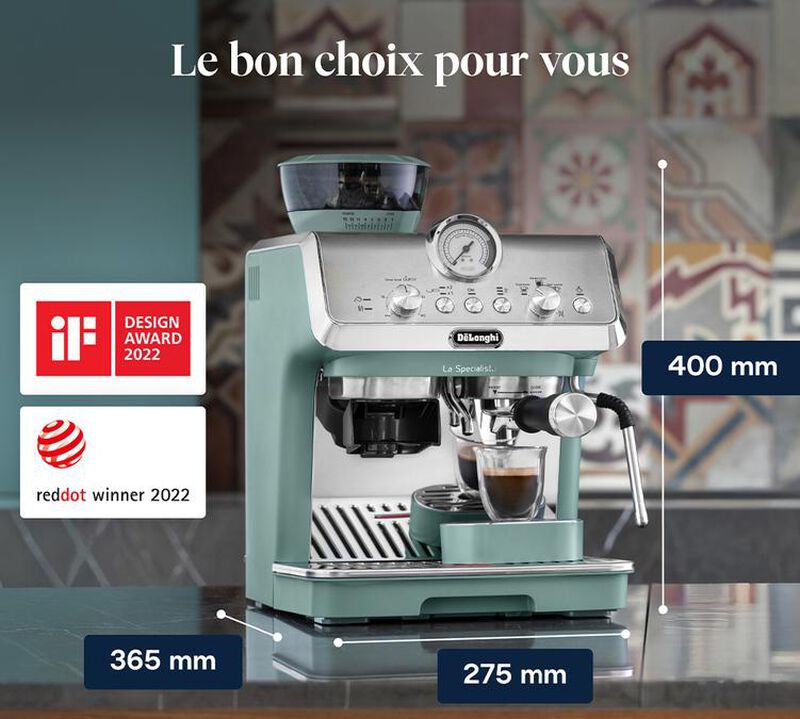 DeLonghi La Specialista Arte EC9155.GR Green + Kit Barista image number 10