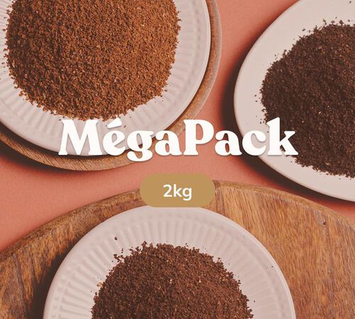 8 x 250 g - Caf&eacute; moulu - M&eacute;gapack : la solution &eacute;conomique - MAXICOFFEE