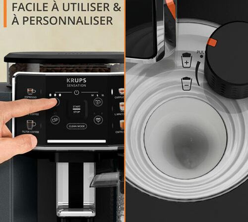 Expresso Broyeur KRUPS Sensation Lait - EA912910 image number 4