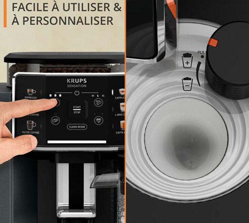 Expresso Broyeur KRUPS Sensation Lait - EA912910 image number 4