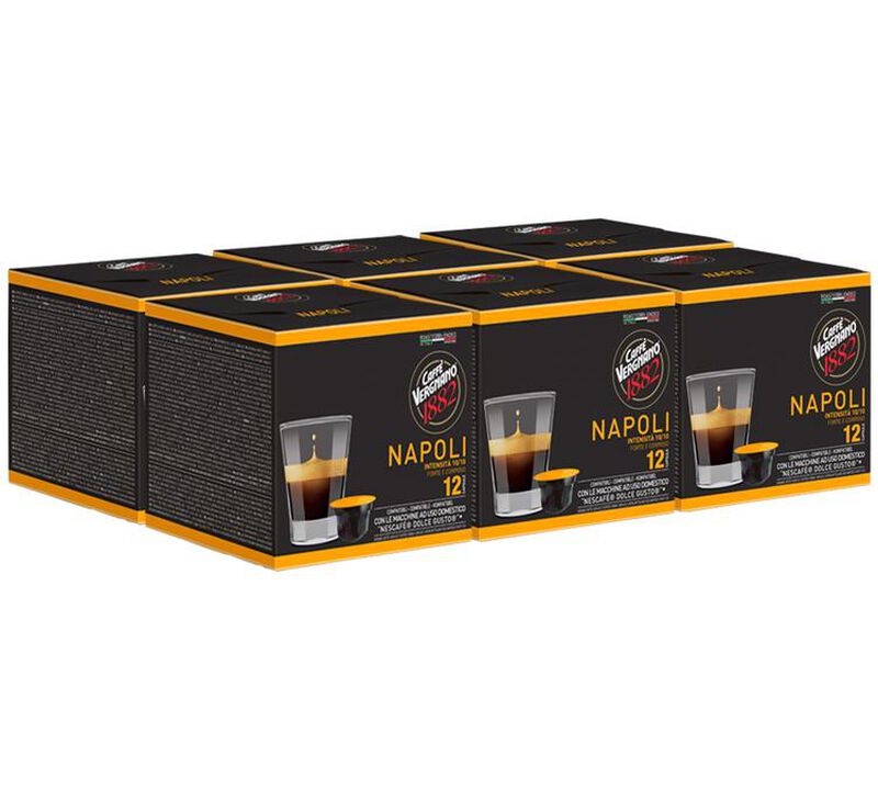 72 Nescaf&eacute;* Dolce Gusto* Compatible Pods Napoli &ndash; CAFFE VERGNANO image number 0