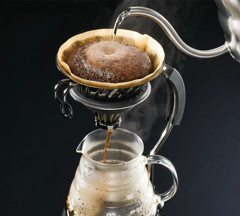 Hario Dripper V60 VDG-02 conica in acciaio da 2 a 4 tazze image number 1