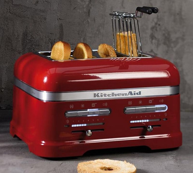 Toaster Artisan 4 tranches Gris Etain - KitchenAid - Tr&egrave;s bon &eacute;tat image number 4
