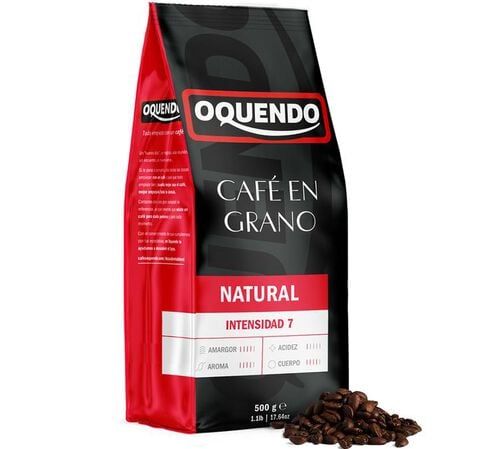 500 g - Caf&eacute; en grain - Natural - OQUENDO