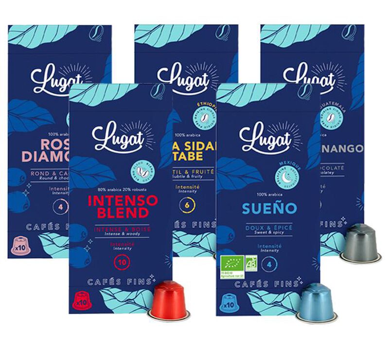 Lugat Nespresso* Original Compatible Capsules Variety Pack x 50 image number 0