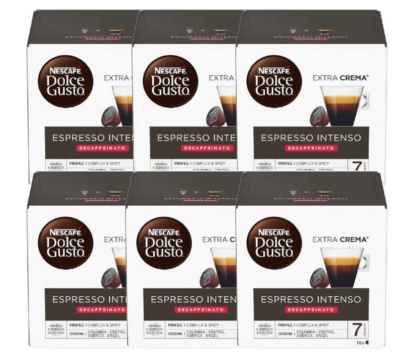 96 capsules Espresso Intenso Decaffeinato - Nescaf&eacute;* DOLCE GUSTO* image number 0
