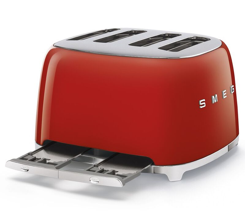 Toaster Smeg TSF03RDEU 4 tranches Rouge image number 3