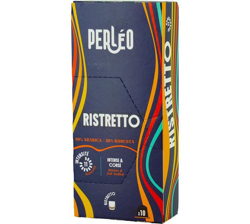 Perl&eacute;o Nespresso* Original Compatible Capsules Ristretto x 10 image number 1