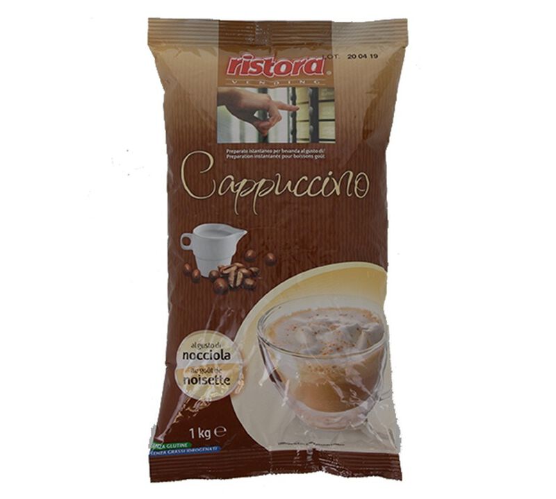 Ristora Instant Cappuccino Gluten-free Hazelnut - 1kg image number 0