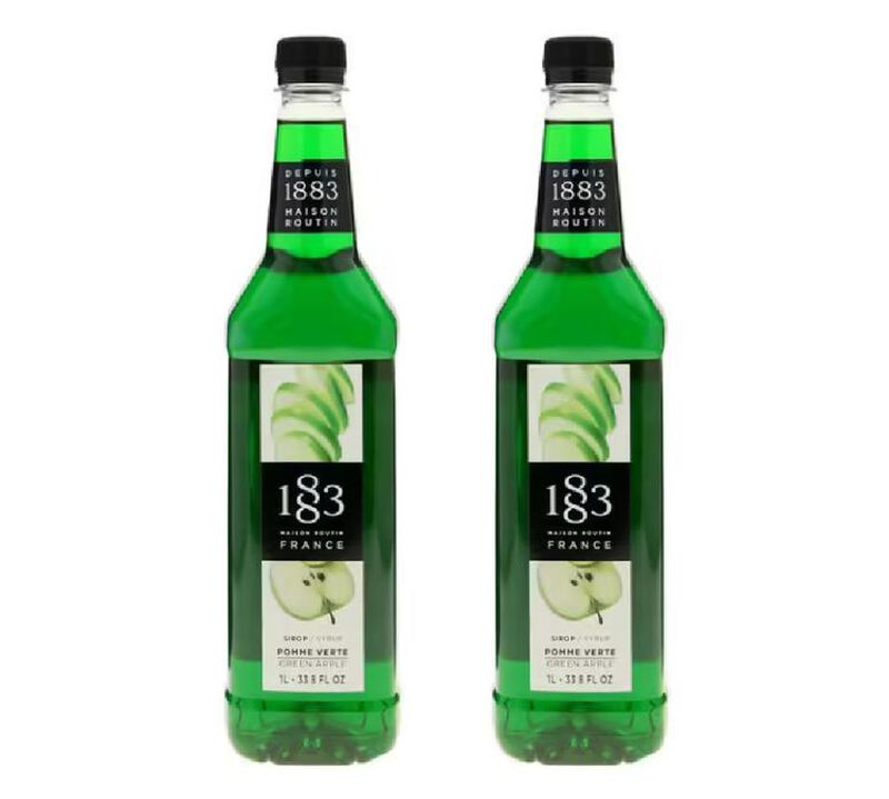 Sirop 1883 Routin Pomme Verte - Bouteille Plastique - 2 x 1 L image number 0