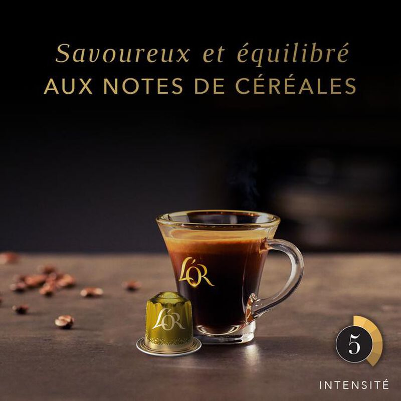 50 Nespresso* Original Compatible Capsules Lungo Mattinata &ndash; L'OR ESPRESSO image number 3