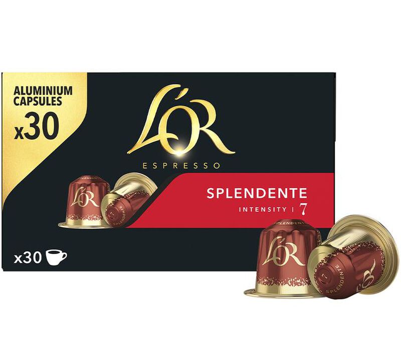 30 capsules compatibles Nespresso* Original Splendente - L'OR ESPRESSO image number 0