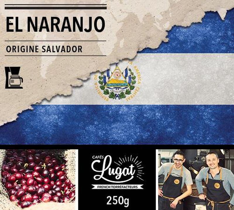 Ground coffee for filter coffee machines: El Salvador - El Naranjo - 250g - Caf&eacute;s Lugat image number 0