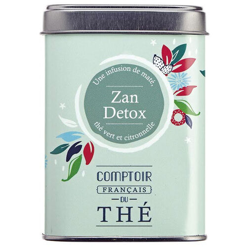 Comptoir Fran&ccedil;ais du Th&eacute; - Zen Detox tea - 100g loose leaf tea tin