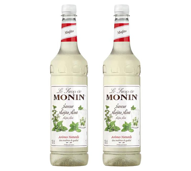 Sirop Monin Mojito Mint (sans alcool) - Bouteille plastique - 2 x 1L image number 0