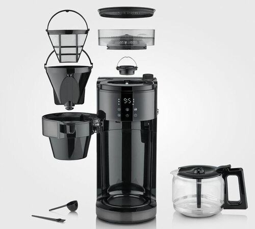 Cafeti&egrave;re filtre avec broyeur KA4830 verseuse en verre - SEVERIN image number 4