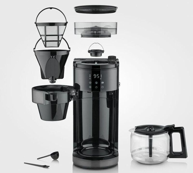 Cafeti&egrave;re filtre avec broyeur KA4830 verseuse en verre - SEVERIN image number 4