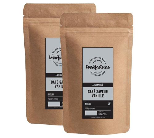 Les Petits Torr&eacute;facteurs Ground Coffee Vanilla Flavoured Coffee - 250g