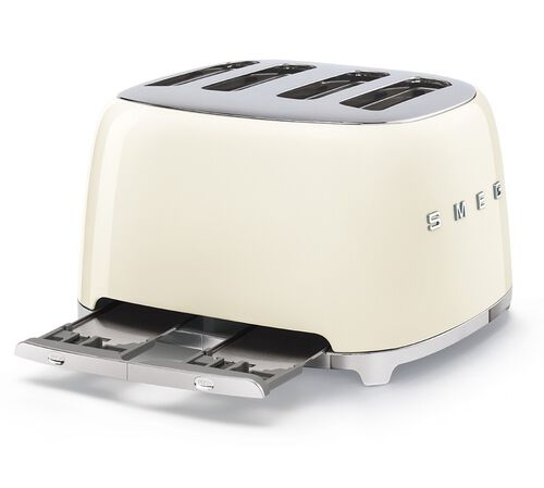 Grille-pain TSF03CREU 4 tranches Cr&egrave;me - SMEG image number 2