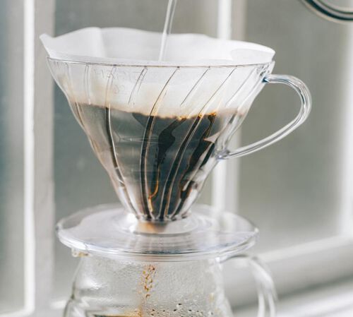 Dripper HARIO VDR-02 Transparent - 4 tasses image number 5