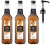 Sirop Amaretto - Bouteille plastique - 3 x 1L + Pompe doseuse 1883 ROUTIN image number 0