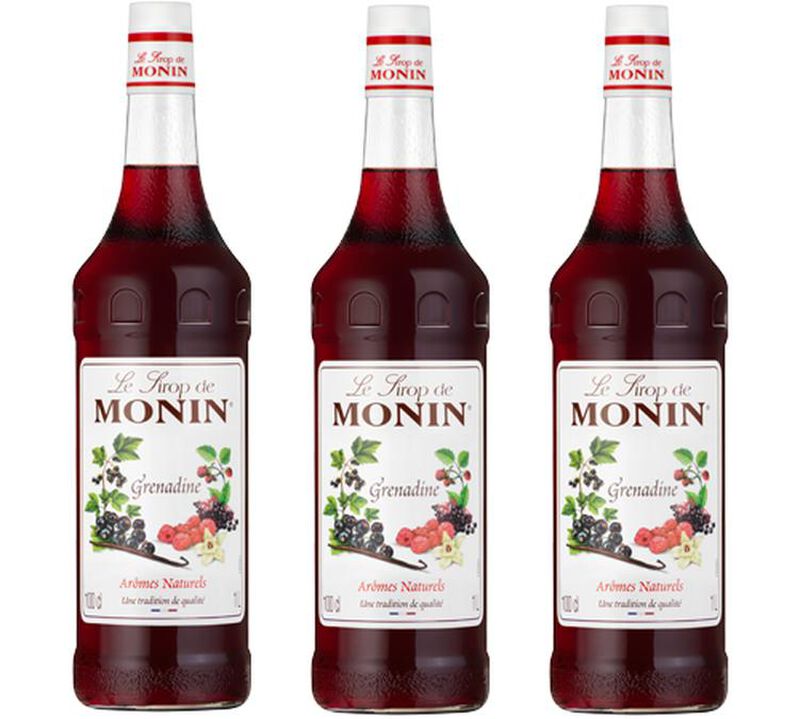 Lot de 3 Sirops Monin - Grenadine - 3 x 1 L image number 0