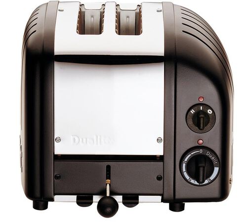 DUALIT Grille-pain deux fentes de couleur Noir mat - Gamme Classic