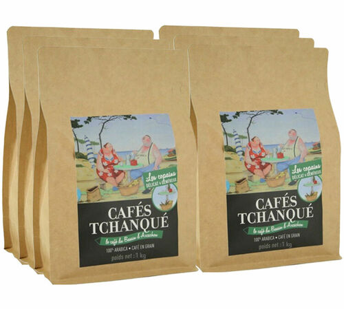 6 kg Caf&eacute; en grain Les Copains - Caf&eacute;s Tchanqu&eacute;s