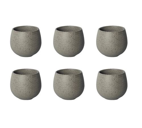 6 Nutty Tasting Cup 200ml couleur Granite - Loveramics