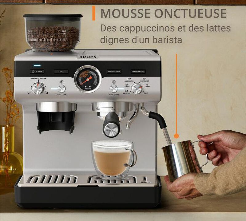 Krups Precision+ Macchina Espresso con Macinacaff&egrave; image number 7