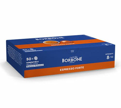 Caff&egrave; Borbone Nespresso* Pro Compatible Capsules Espresso Forte x 50 image number 2