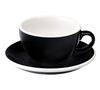 6 Tasses Cappuccino et sous-tasses Egg 20 cl Black - Loveramics image number 1