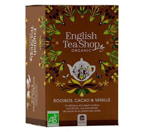 English Tea Shop Organic Vanilla Rooibos With Cocoa - 20 Tea Bags