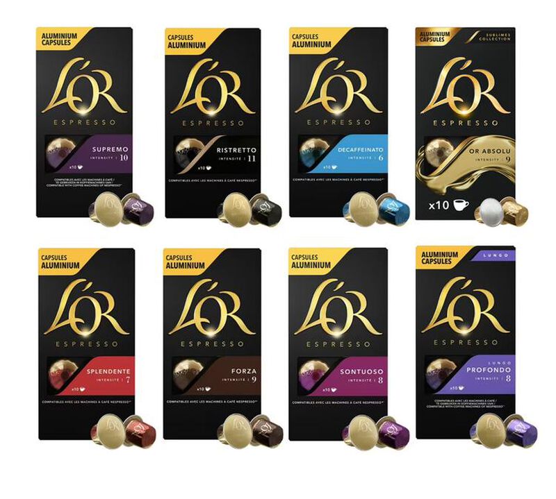 Pack d&eacute;couverte 80 capsules compatibles Nespresso* Original - L'OR ESPRESSO image number 0