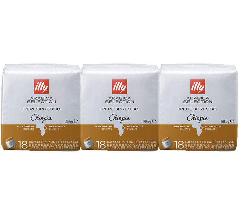 Illy Capsules Iperespresso MonoArabica Ethiopia x 54 coffee capsules image number 0