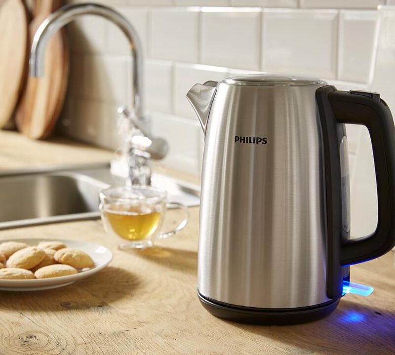 Bouilloire &eacute;lectrique Philips Daily m&eacute;tallique 1.7L HD9365/10 Inox image number 3