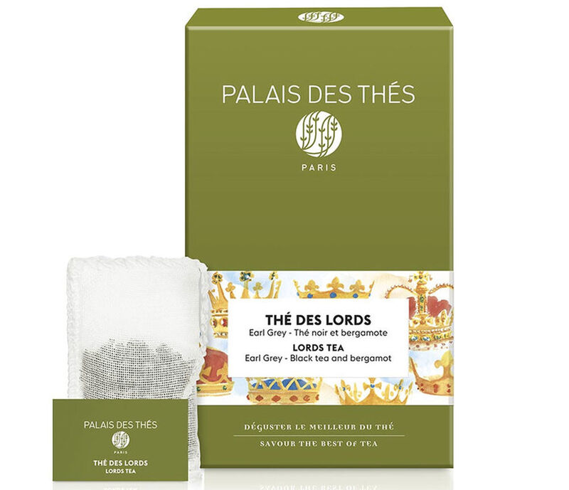 Palais des Th&eacute;s Th&eacute; des Lords Flavoured Black Tea - 20 chiffon tea bags image number 0